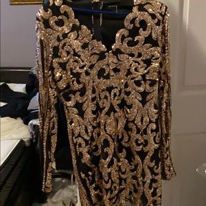 Night sparkle dress stretch